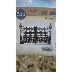 TIM HOLTZ ALTERATIONS DIE GOTHIC GATE SIZZIX THINLITS 661586 RARE HARD TO FIND